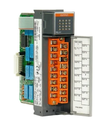 Allen-Bradley 1746-OB16 SLC 500 16-канальний вихідний модуль 24 В постійного струму (джерело струму)